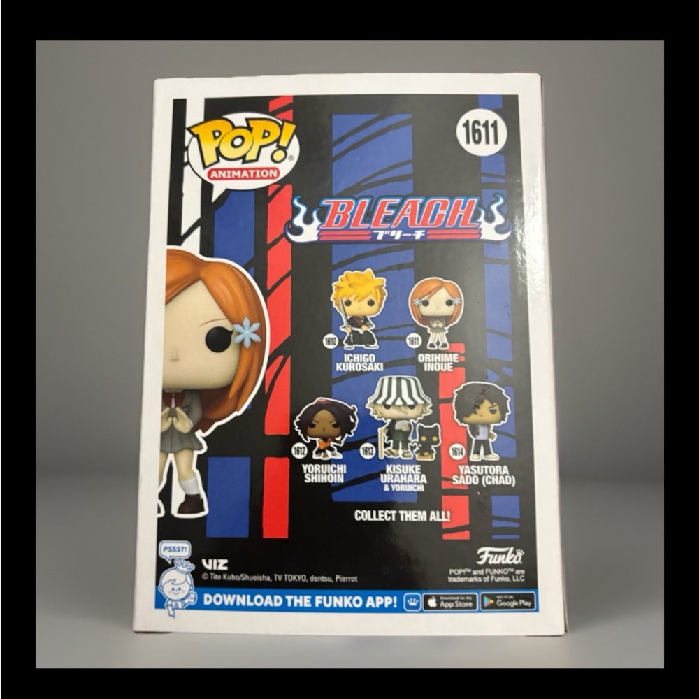 Funko POP Animation Bleach Vinyl Figure Orihime Inoue #1611 Display Window Box - Picture 5 of 5